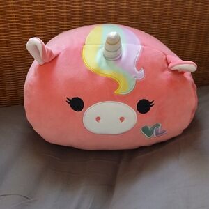 Squishmallows Ilene The Pink Unicorn Valentines Stackable Edition Stuffed Animal